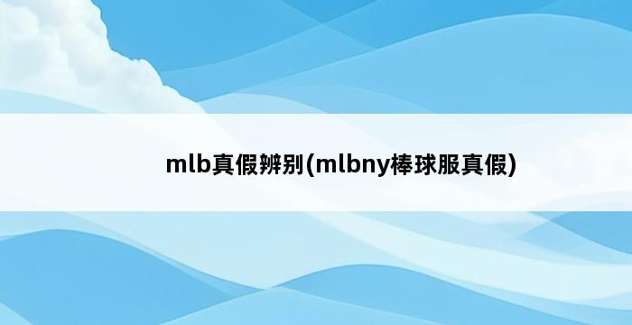 mlb真假辨别(mlbny棒球服真假) 