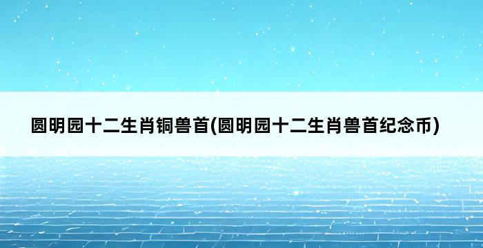 圆明园十二生肖铜兽首(圆明园十二生肖兽首纪念币) 